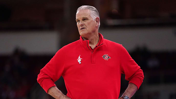 San Diego State Aztecs head coach Brian Dutcher.