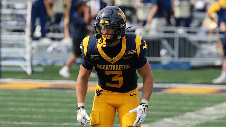West Virginia University safety Matt Sieg West Virginia University safety Matt Sieg