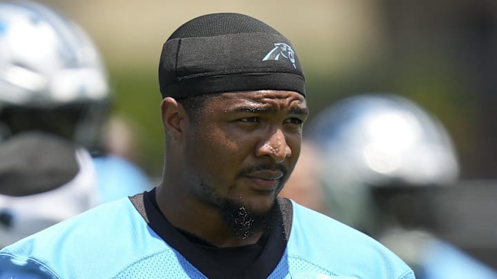 Carolina Panthers linebacker Trevin Wallace 