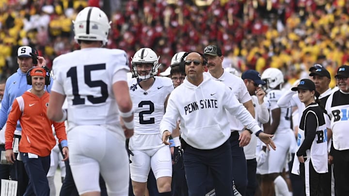 Penn State Nittany Lions head coach James Franklin
