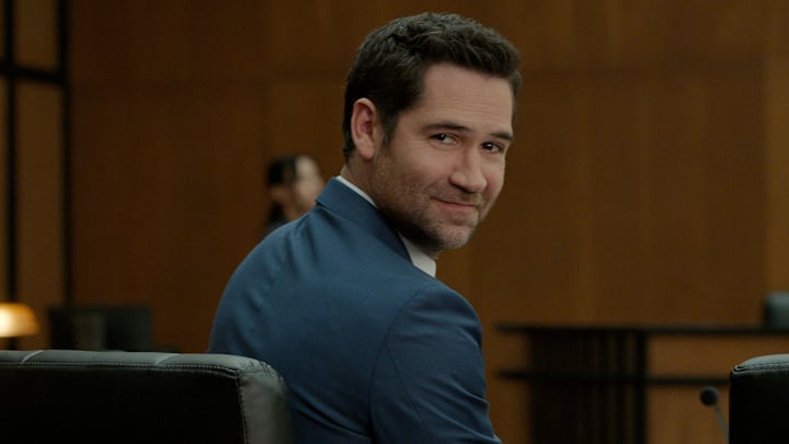 The Lincoln Lawyer. Manuel Garcia-Rulfo as Mickey Haller in episode 402 of The Lincoln Lawyer The Lincoln Lawyer. Manuel Garcia-Rulfo as Mickey Haller in episode 402 of The Lincoln Lawyer