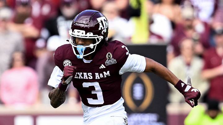 Texas A&M Aggies wide receiver Ashton Bethel-Roman (3) runs a route during the first half against the Miami Hurricanes at Kyle Field. Texas A&M Aggies wide receiver Ashton Bethel-Roman (3) runs a route during the first half against the Miami Hurricanes at Kyle Field.