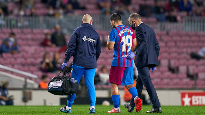 Kun Aguero lors de sa sortie face à Alaves (1-1). Kun Aguero lors de sa sortie face à Alaves (1-1).