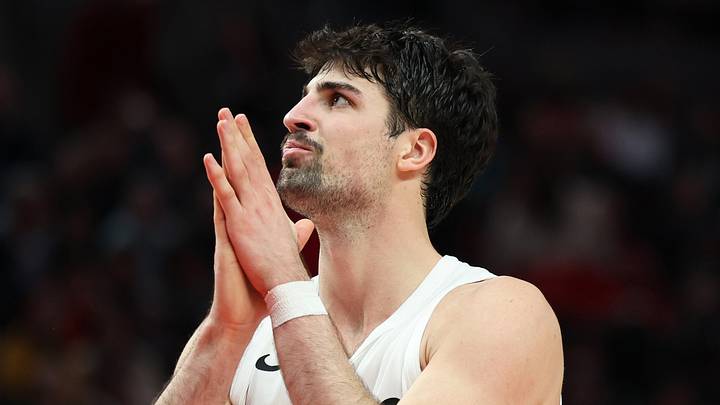 Mar 10, 2026; Portland, Oregon, USA; Portland Trail Blazers forward Deni Avdija (8) reacts to gameplay against the Charlotte Hornets during the second half at Moda Center. Mandatory Credit: Jaime Valdez-Imagn Images Mar 10, 2026; Portland, Oregon, USA; Portland Trail Blazers forward Deni Avdija (8) reacts to gameplay against the Charlotte Hornets during the second half at Moda Center. Mandatory Credit: Jaime Valdez-Imagn Images