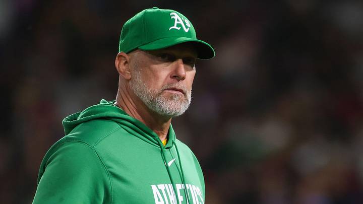 May 1, 2026; West Sacramento, California, USA; Athletics manager Mark Kotsay (7) walks back to the dugout after making a pitching change during the sixth inning against the Cleveland Guardians at Sutter Health Park. Mandatory Credit: Scott Marshall-Imagn Images May 1, 2026; West Sacramento, California, USA; Athletics manager Mark Kotsay (7) walks back to the dugout after making a pitching change during the sixth inning against the Cleveland Guardians at Sutter Health Park. Mandatory Credit: Scott Marshall-Imagn Images