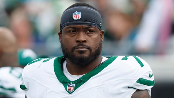 New York Jets offensive lineman John Simpson