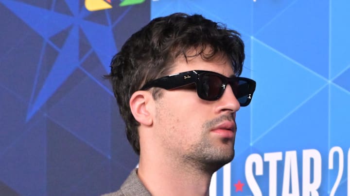 Team World forward Deni Avdija of the Portland Trail Blazers. Team World forward Deni Avdija of the Portland Trail Blazers.