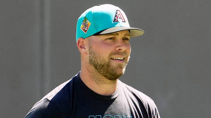 Arizona Diamondbacks pitcher Corbin Burnes during spring training at Salt River Fields on March 19, 2026, near Scottsdale.