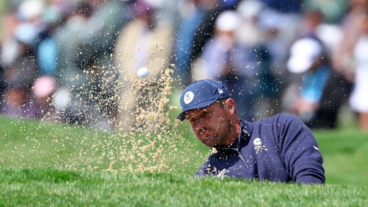 Bryson DeChambeau will need a massive rally Friday to make the cut at the PGA Championship. Bryson DeChambeau will need a massive rally Friday to make the cut at the PGA Championship.