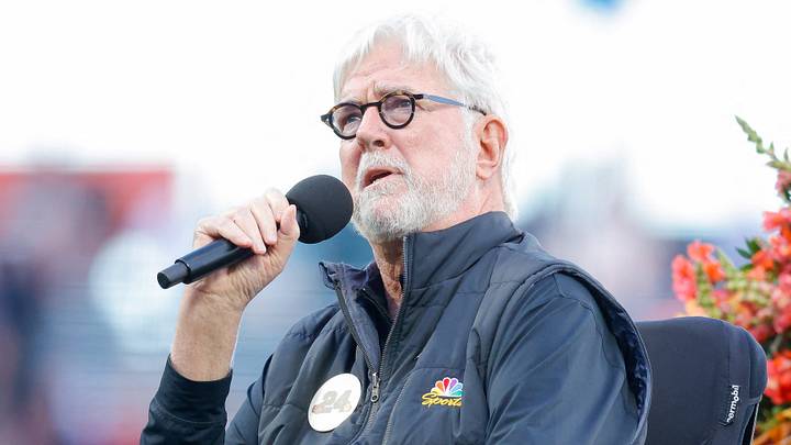 Mike Krukow speaks during a tribute to Willie Mays before the game at Oracle Park. Credit: Sergio Estrada-USA TODAY Sports Mike Krukow speaks during a tribute to Willie Mays before the game at Oracle Park. Credit: Sergio Estrada-USA TODAY Sports