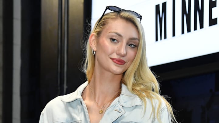 Cameron Brink at the Crypto.com Arena in Los Angeles, Calif.