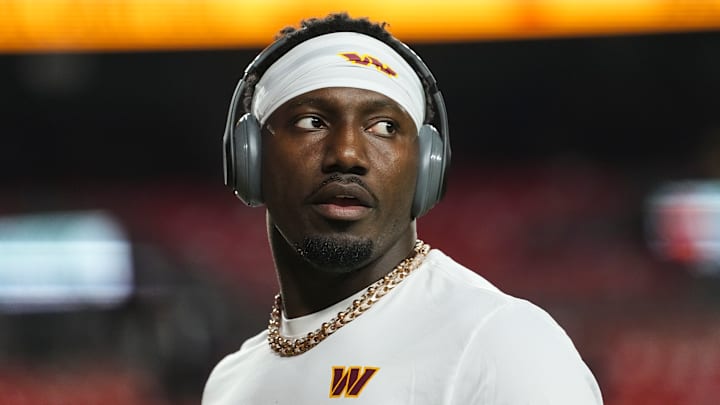 Washington Commanders wide receiver Deebo Samuel Sr. Washington Commanders wide receiver Deebo Samuel Sr.