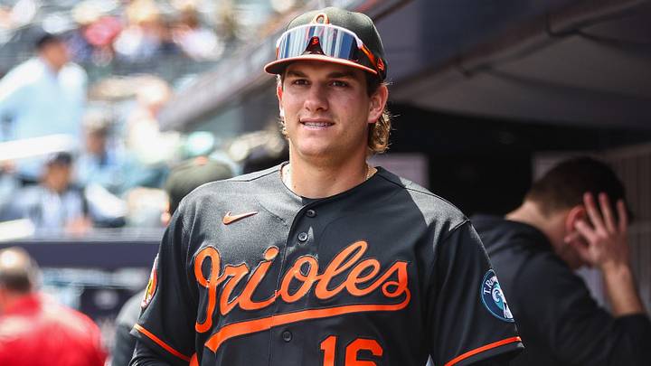 Baltimore Orioles first baseman Coby Mayo
