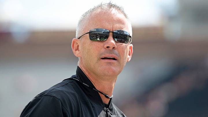 Sep 20, 2025; Tallahassee, Florida, USA; Florida State Seminoles head coach Mike Norvell before the game against the Kent State Golden Flashes at Doak S. Campbell Stadium. Mandatory Credit: Melina Myers-Imagn Images