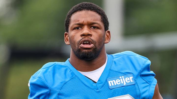 Detroit Lions running back Jabari Small (26). Detroit Lions running back Jabari Small (26).