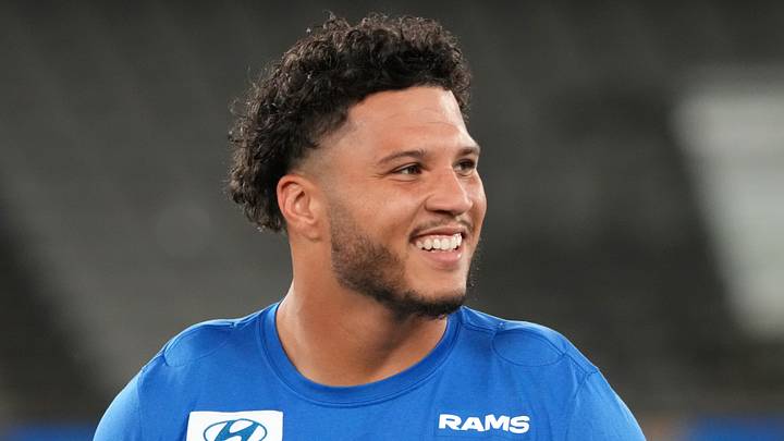 Los Angeles Rams running back Blake Corum. Los Angeles Rams running back Blake Corum.