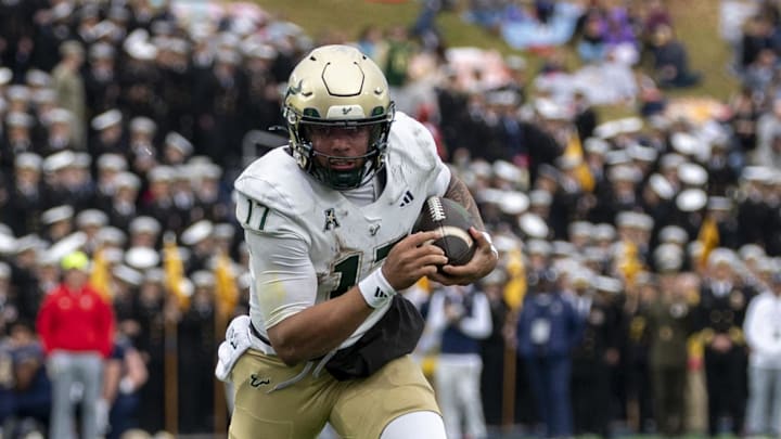 Auburn quarterback Byrum Brown emerged as one of the best dual-threat quarterbacks in the country at USF.