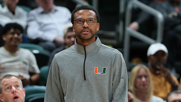 Miami Hurricanes head coach Jai Lucas