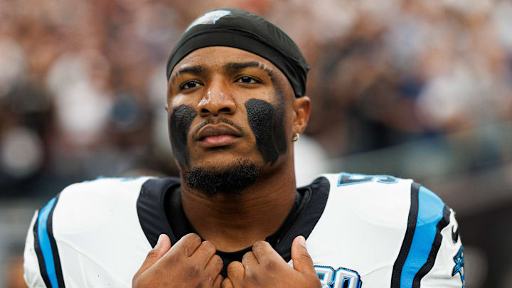 Carolina Panthers linebacker Trevin Wallace
