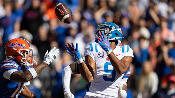 What we know after Ole Miss wide receiver Tre Harris left Saturday's game against Florida with an injury.