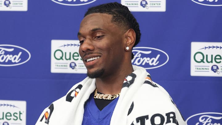 New York Giants wide receiver Malik Nabers  