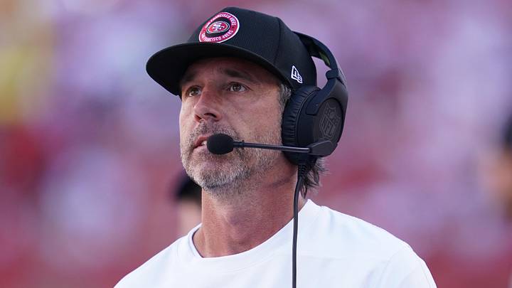 San Francisco 49ers head coach Kyle Shanahan. San Francisco 49ers head coach Kyle Shanahan.
