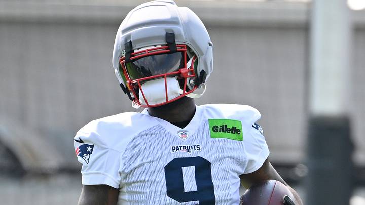 New England Patriots wide receiver Kayshon Boutte New England Patriots wide receiver Kayshon Boutte