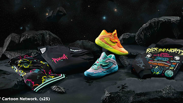 PUMA Rick and Morty バスケットシューズ LaMelo Ball Debuts 