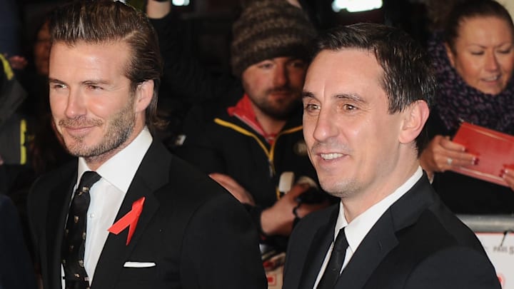 David Beckham (left) and Gary Neville want to help Salford City get promoted from League Two.
