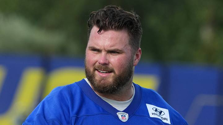 Los Angeles Rams lineman Coleman Shelton.