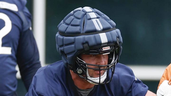 Chicago Bears center Drew Dalman
