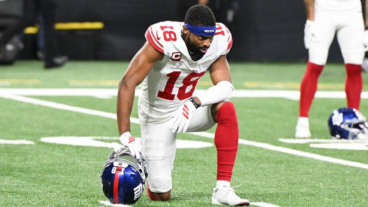 New York Giants wide receiver Darius Slayton New York Giants wide receiver Darius Slayton