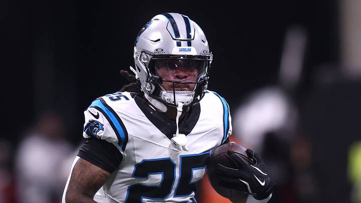Carolina Panthers running back Jonathon Brooks Carolina Panthers running back Jonathon Brooks
