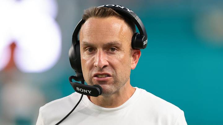 Miami Dolphins head coach Jeff Hafley Miami Dolphins head coach Jeff Hafley
