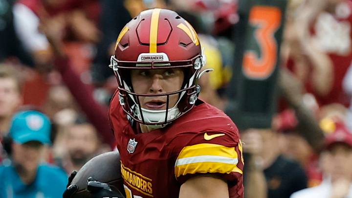 Washington Commanders wide receiver Luke McCaffrey Washington Commanders wide receiver Luke McCaffrey