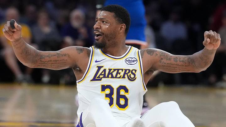 Los Angeles Lakers guard Marcus Smart