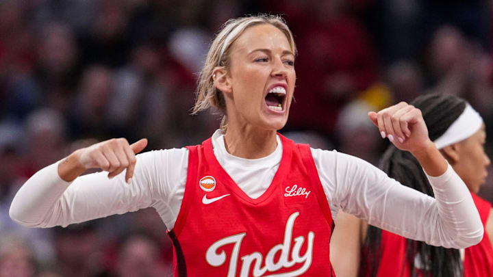 Indiana Fever guard Sophie Cunningham (8)