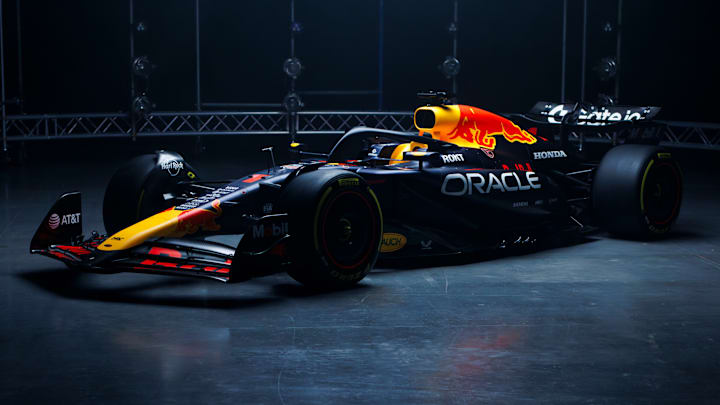 Pictured is Oracle Red Bull Racing’s RB21 - the new car for the 2025 Formula 1 season. Pictured is Oracle Red Bull Racing’s RB21 - the new car for the 2025 Formula 1 season.