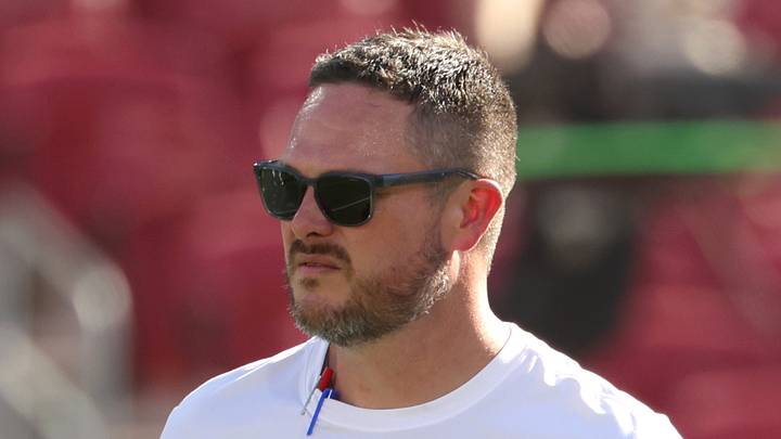 Sep 26, 2026; Los Angeles, California, USA;  Oregon Ducks head coach Dan Lanning looks on before a game against the USC Trojans at United Airlines Field at Los Angeles Memorial Coliseum.  