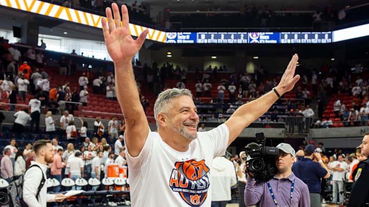 Auburn Tigers head coach Bruce Pearl announced his retirement from coaching on Monday. Auburn Tigers head coach Bruce Pearl announced his retirement from coaching on Monday.