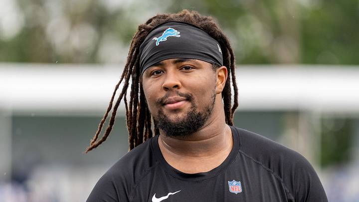 Detroit Lions defensive lineman Tyleik Williams (91). Detroit Lions defensive lineman Tyleik Williams (91).