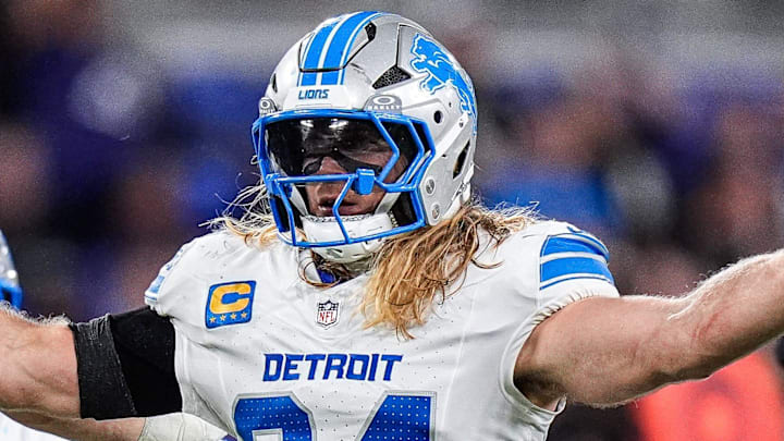 Detroit Lions linebacker Alex Anzalone.