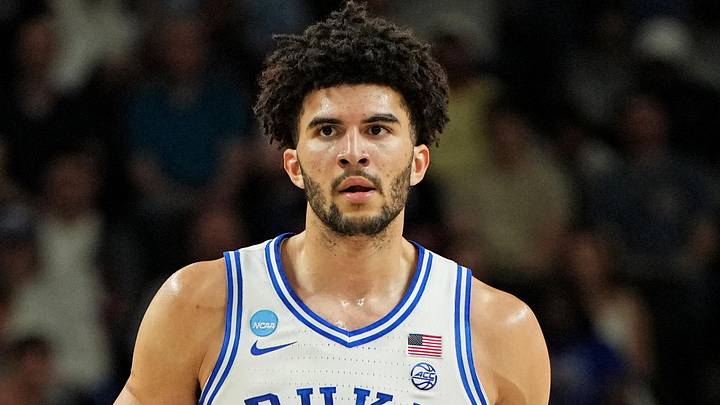 Mar 21, 2026; Greenville, SC, USA; Duke Blue Devils forward Cameron Boozer (12) drives to the basket during the second half against the Texas Christian University Horned Frogs during a second round game of the men's 2026 NCAA Tournament at Bon Secours Wellness Arena. Mandatory Credit: Bob Donnan-Imagn Images