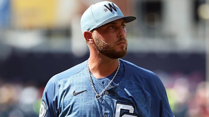 Washington Nationals pitcher Mitchell Parker Washington Nationals pitcher Mitchell Parker