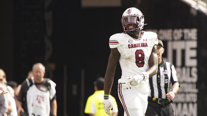 South Carolina football wide receiver Nyck Harbor