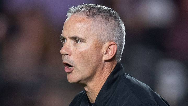 Florida State Seminoles head coach Mike Norvell coaches his players as they warm up after the game was delayed due to a power outage. The SMU Mustangs lead the Florida State Seminoles 17-10 at the end of the first half Monday, Sept. 7, 2026. Florida State Seminoles head coach Mike Norvell coaches his players as they warm up after the game was delayed due to a power outage. The SMU Mustangs lead the Florida State Seminoles 17-10 at the end of the first half Monday, Sept. 7, 2026.