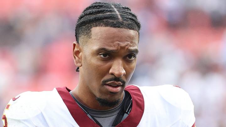 Washington Commanders quarterback Jayden Daniels