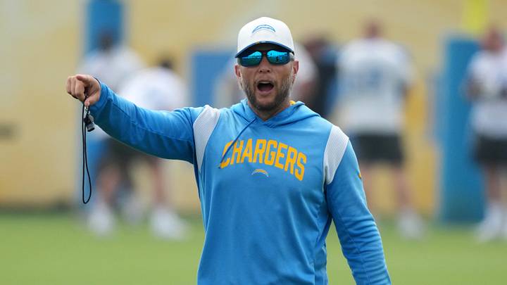 May 11, 2026; El Segundo, CA, USA; Los Angeles Chargers special teams coach Ryan Ficken during offseason workouts at The Bolt. Mandatory Credit: Kirby Lee-Imagn Images
