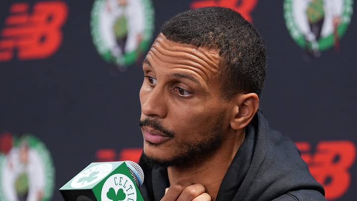 Sep 28, 2026; Boston, MA, USA; Boston Celtics head coach Joe Mazzulla talks to reporters during media day at Auerbach Center. Mandatory Credit: David Butler II-Imagn Images Sep 28, 2026; Boston, MA, USA; Boston Celtics head coach Joe Mazzulla talks to reporters during media day at Auerbach Center. Mandatory Credit: David Butler II-Imagn Images
