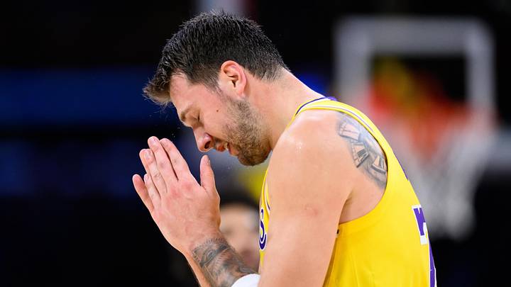 Los Angeles Lakers guard Luka Doncic Los Angeles Lakers guard Luka Doncic